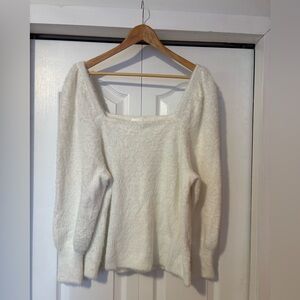 H&M Women’s Puff Sleeve Fluffy Sweater - US XXL